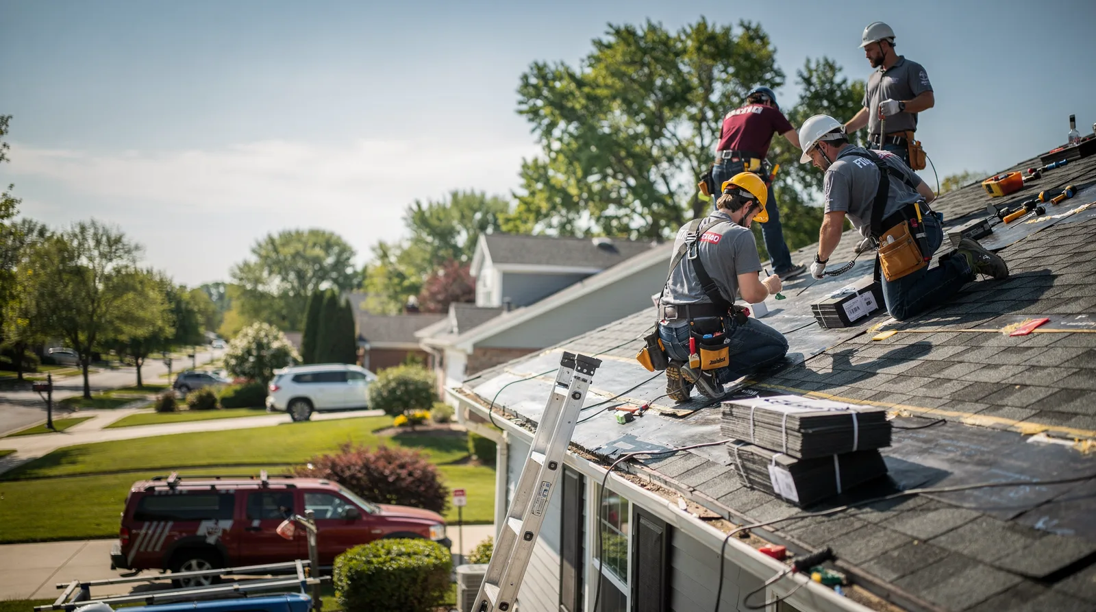 Roof Repair in Wesley, ME around you